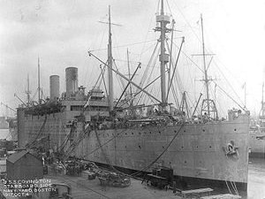 S.S. Cincinnati after it was
renamed U.S.S. Covington