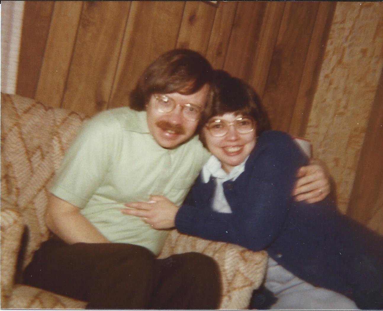 Bill and Marilyn at his parents' home
in North Myrtle Beach, South Carolina, March 1983