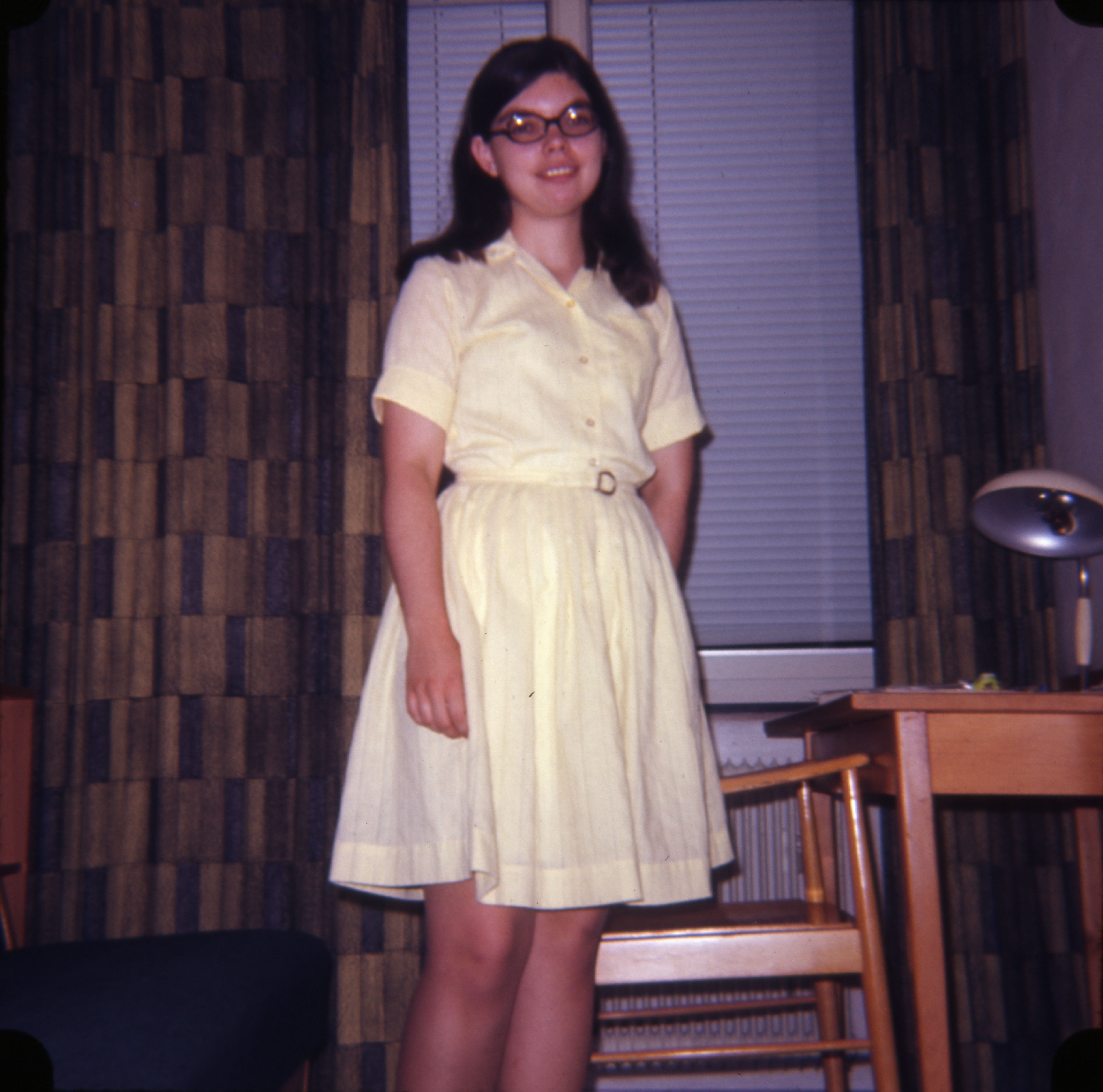 Marilyn Munsell jn her dorm room while studying abroad in Graz, Austria
