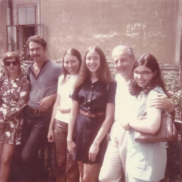 Marilyn Munsell with others from the study abroad program in Graz, Austria