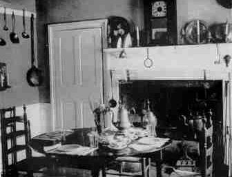 Original kitchen in old tavern